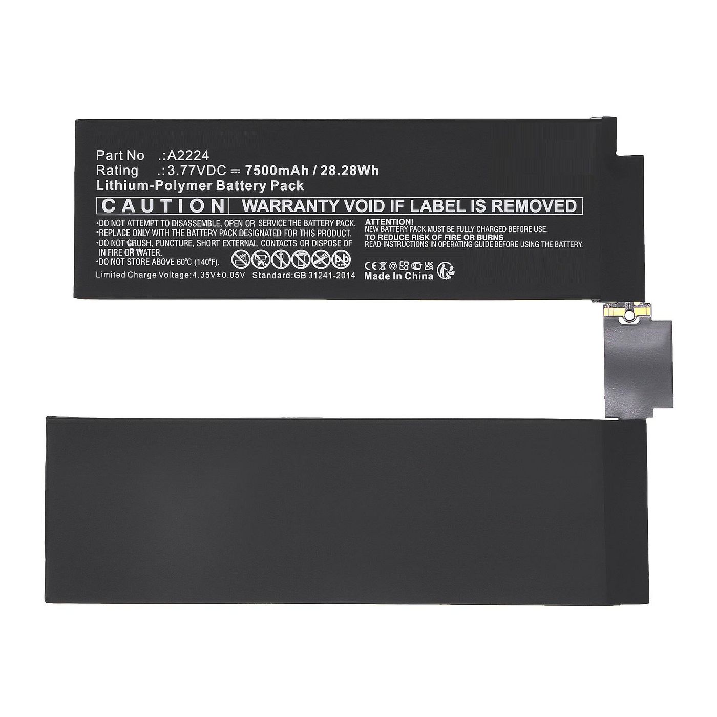Battery 28.28Wh Li-Polymer 