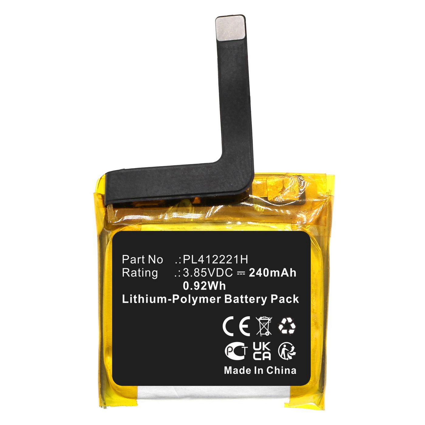 Battery 0.92Wh Li-Polymer 