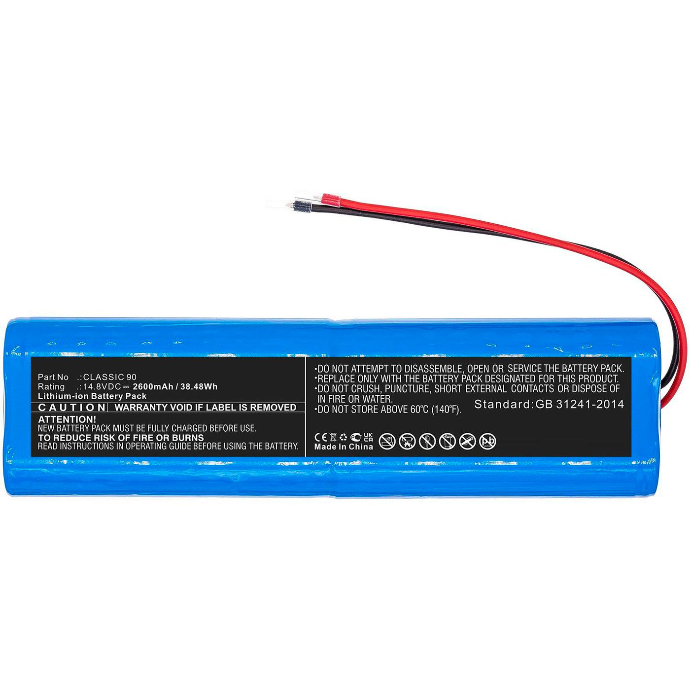 Battery 38.48Wh Li-ion 14.8V