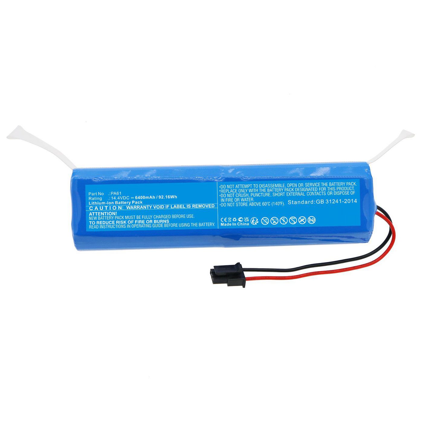 Battery 92.16Wh Li-ion 14.4V