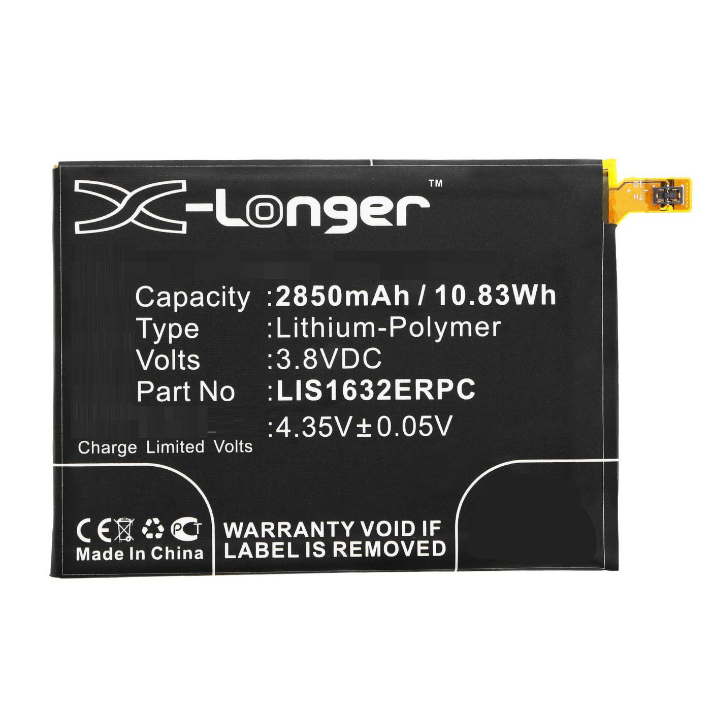 Battery 10.83Wh Li-ion 3.8V