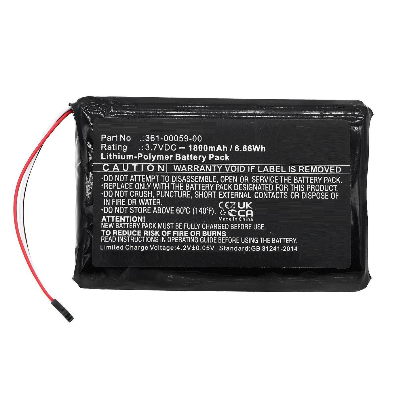 Battery 6.66Wh Li-Pol 3.7V 