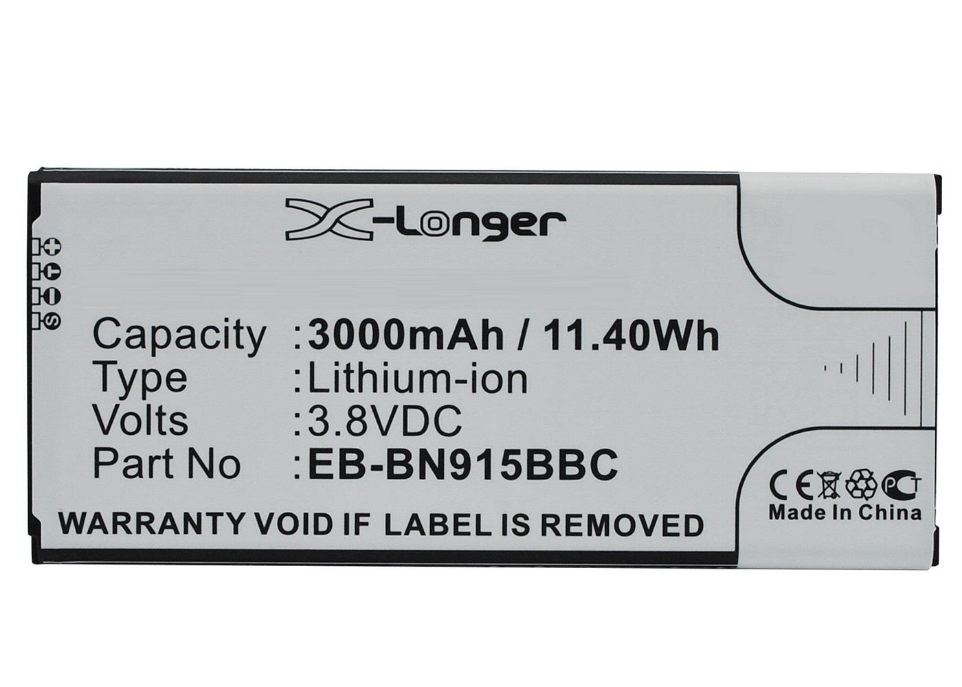 Battery 11.40Wh Li-ion 3.8V