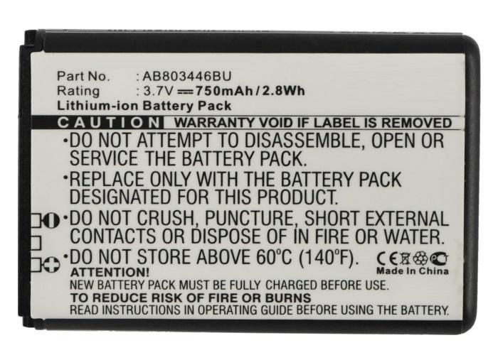 Battery 2.78Wh Li-ion 3.7V