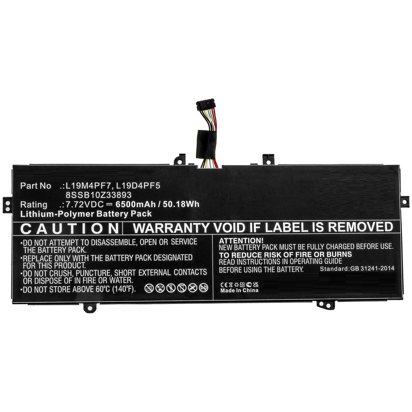 Laptop Battery for Lenovo 