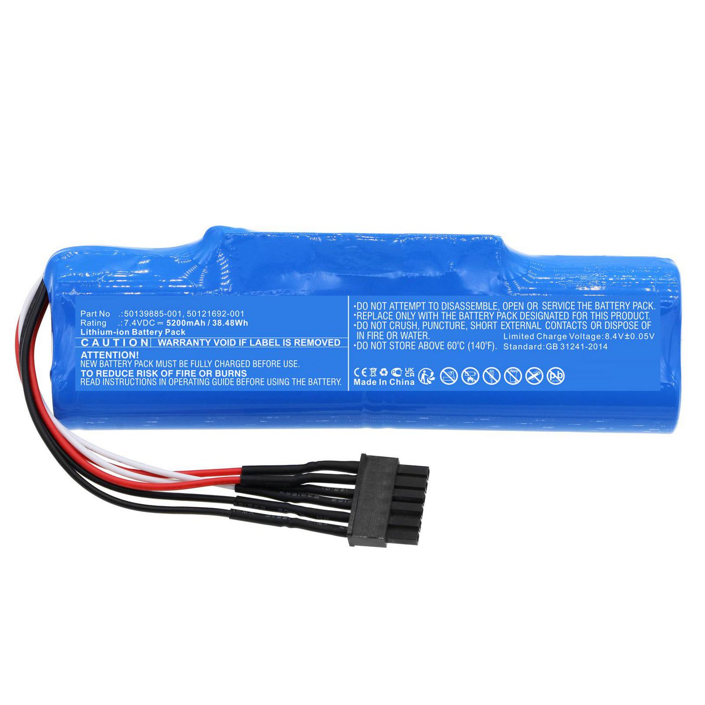 Battery 38.48Wh 7.4V 5200mAh
