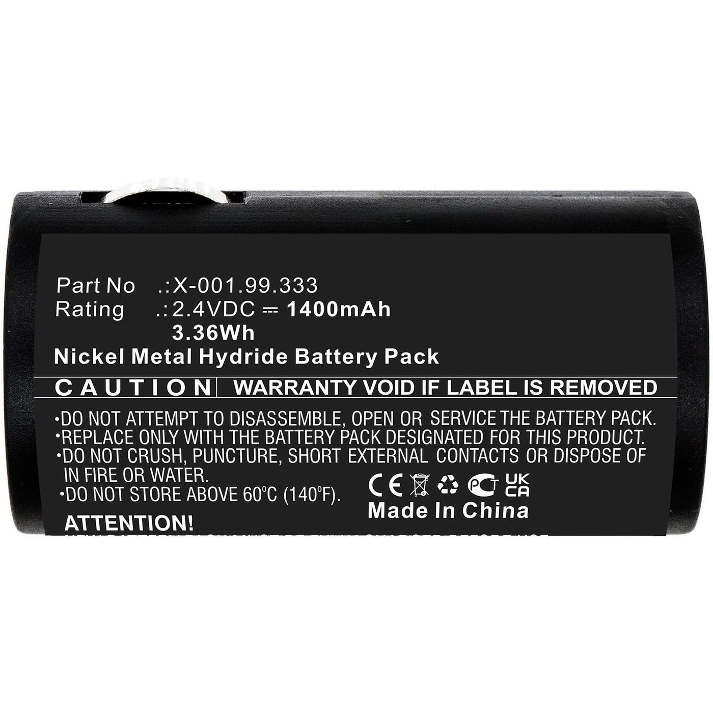 Battery 3.36Wh Ni-MH 2.4V