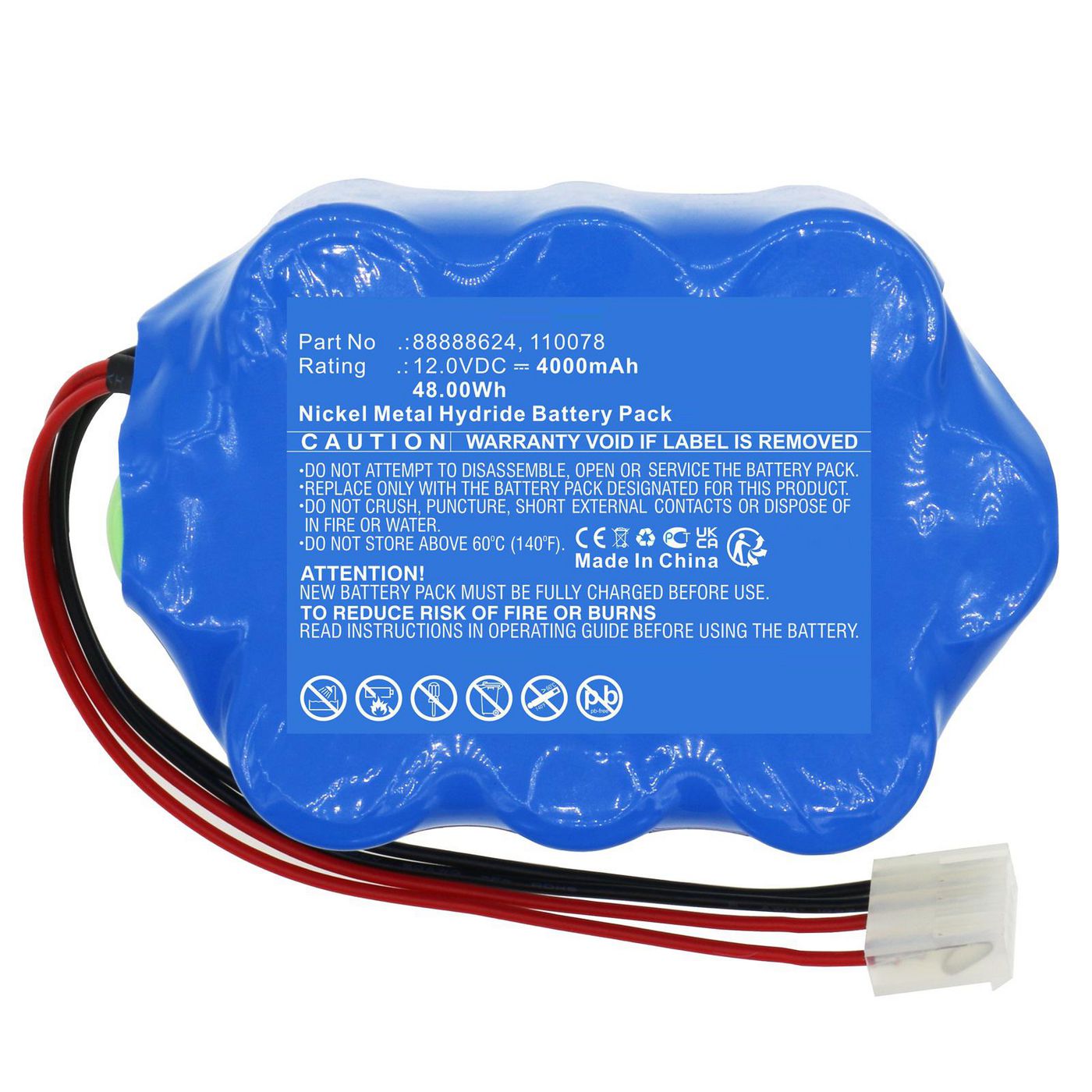 Battery 48.00Wh Ni-MH 12.0V