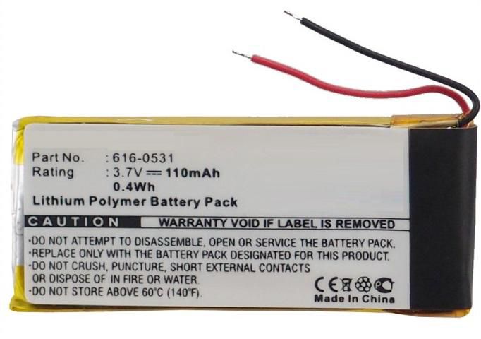 Battery 0.41Wh Li-Pol 3.7V