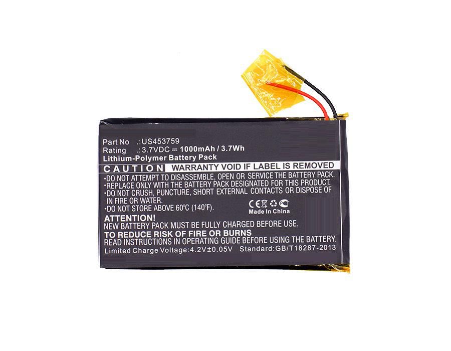 Battery 3.70Wh Li-Pol 3.7V