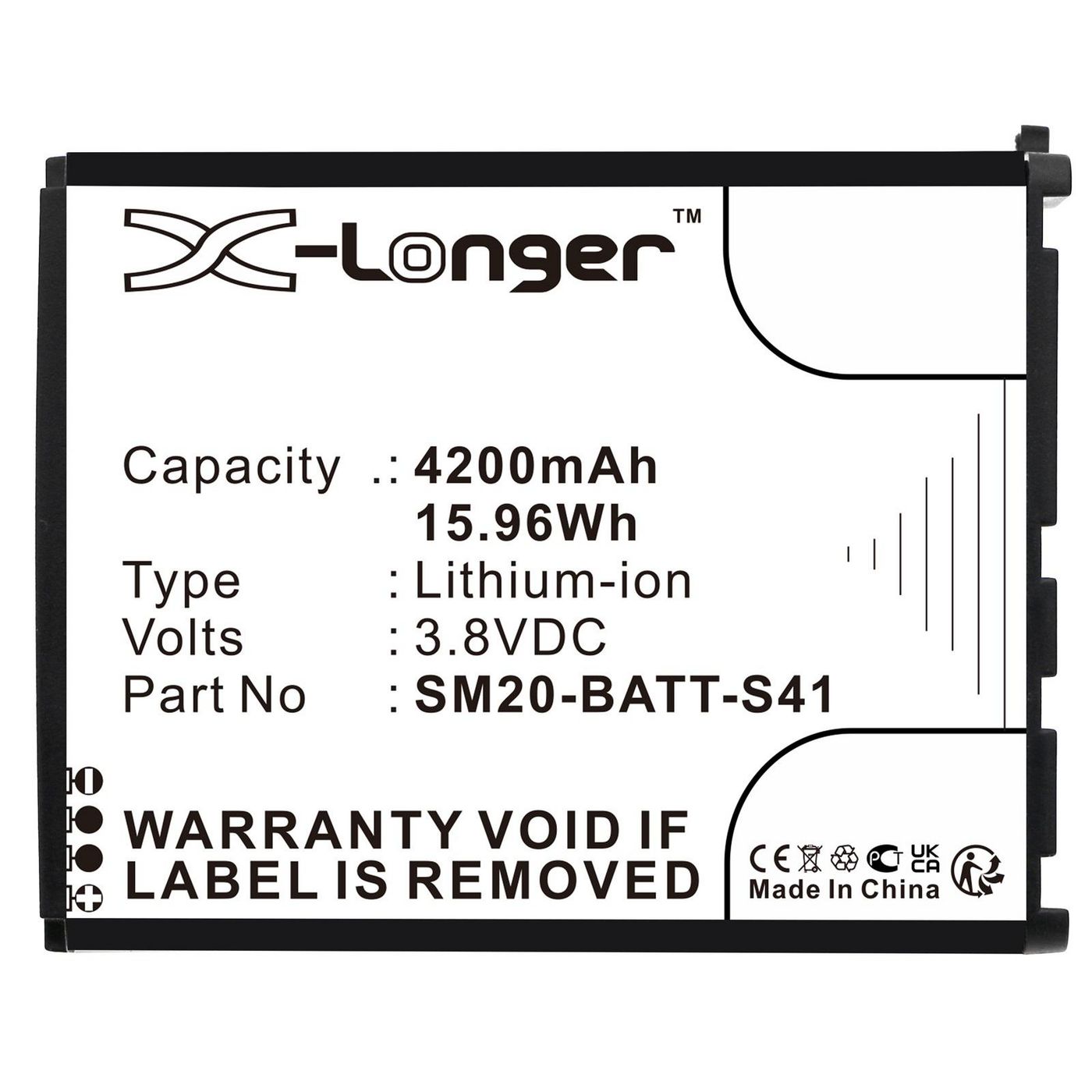 Battery 15.96Wh Li-ion 3.8V