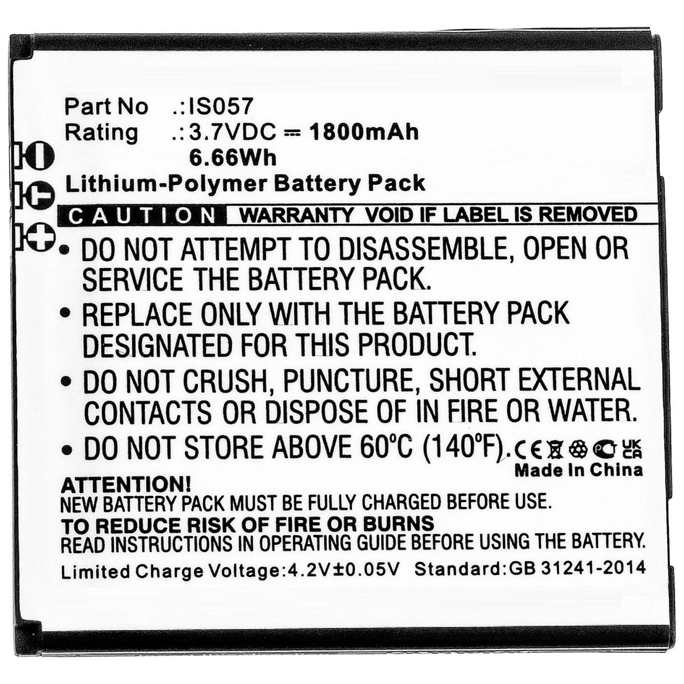 Battery 6.66Wh Li-Polymer