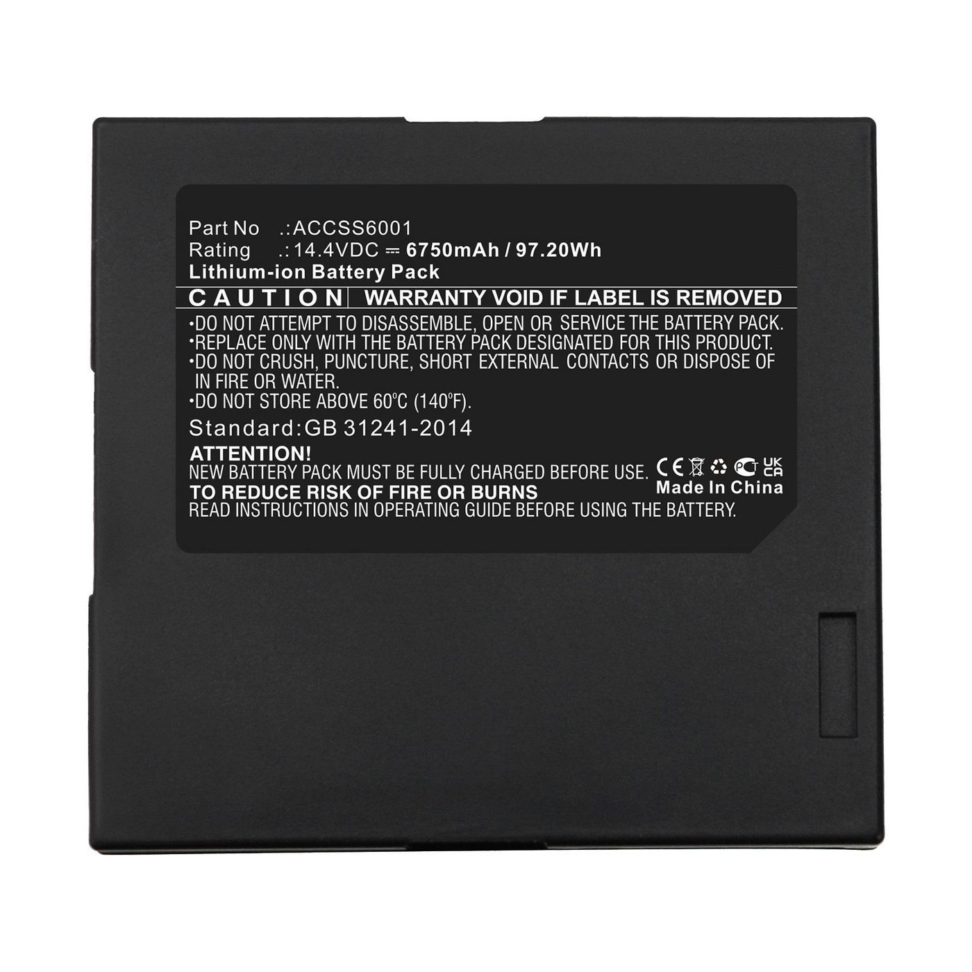 Battery 97.20Wh Li-ion 14.4V 