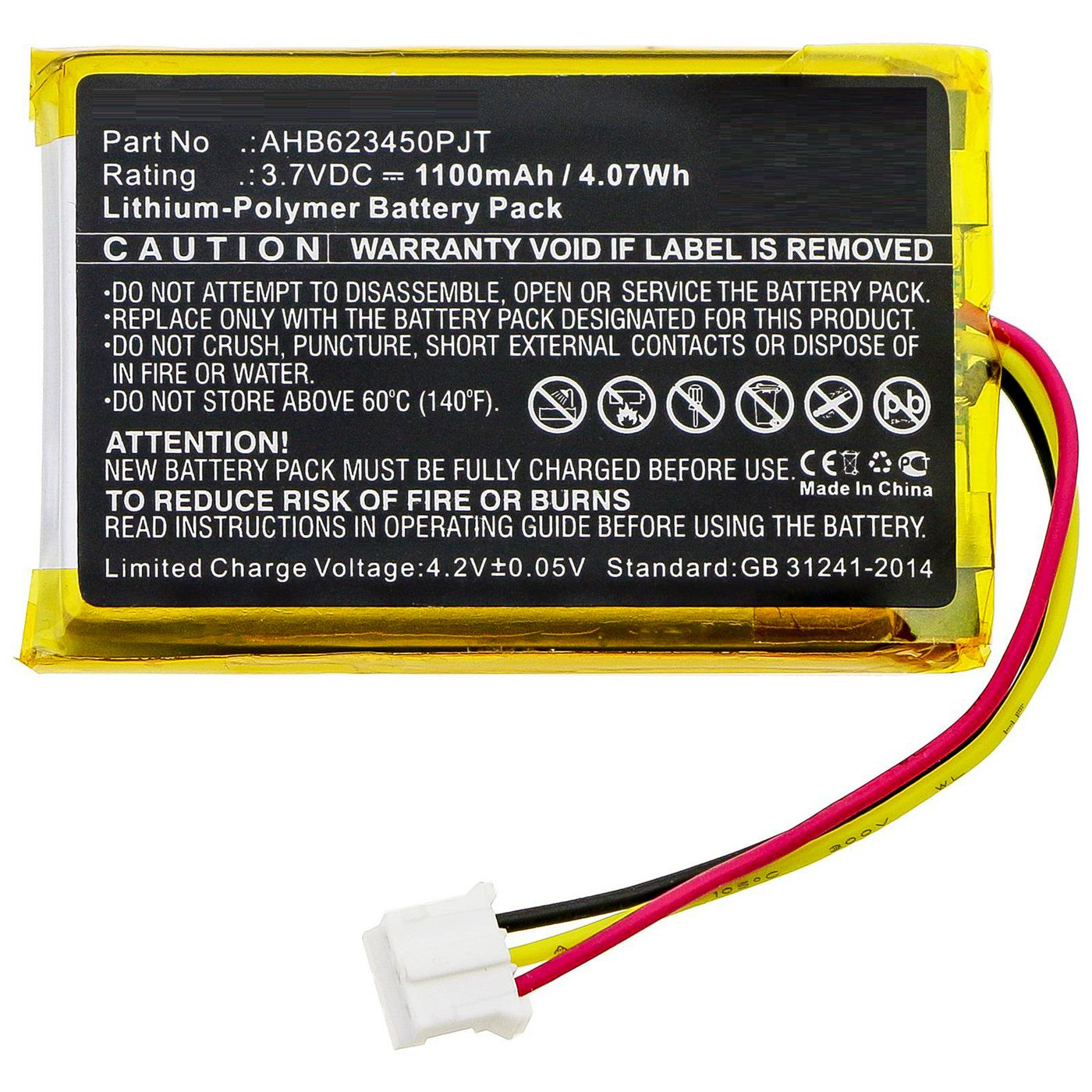 Battery 4.07Wh Li-Polymer 