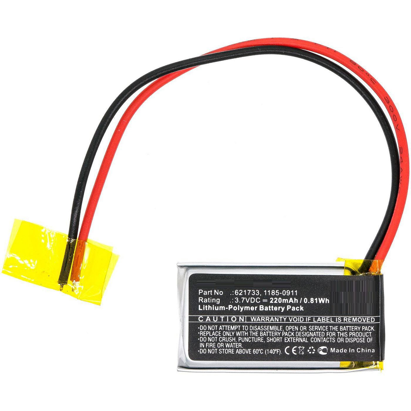 Battery 0.81Wh Li-Polymer 