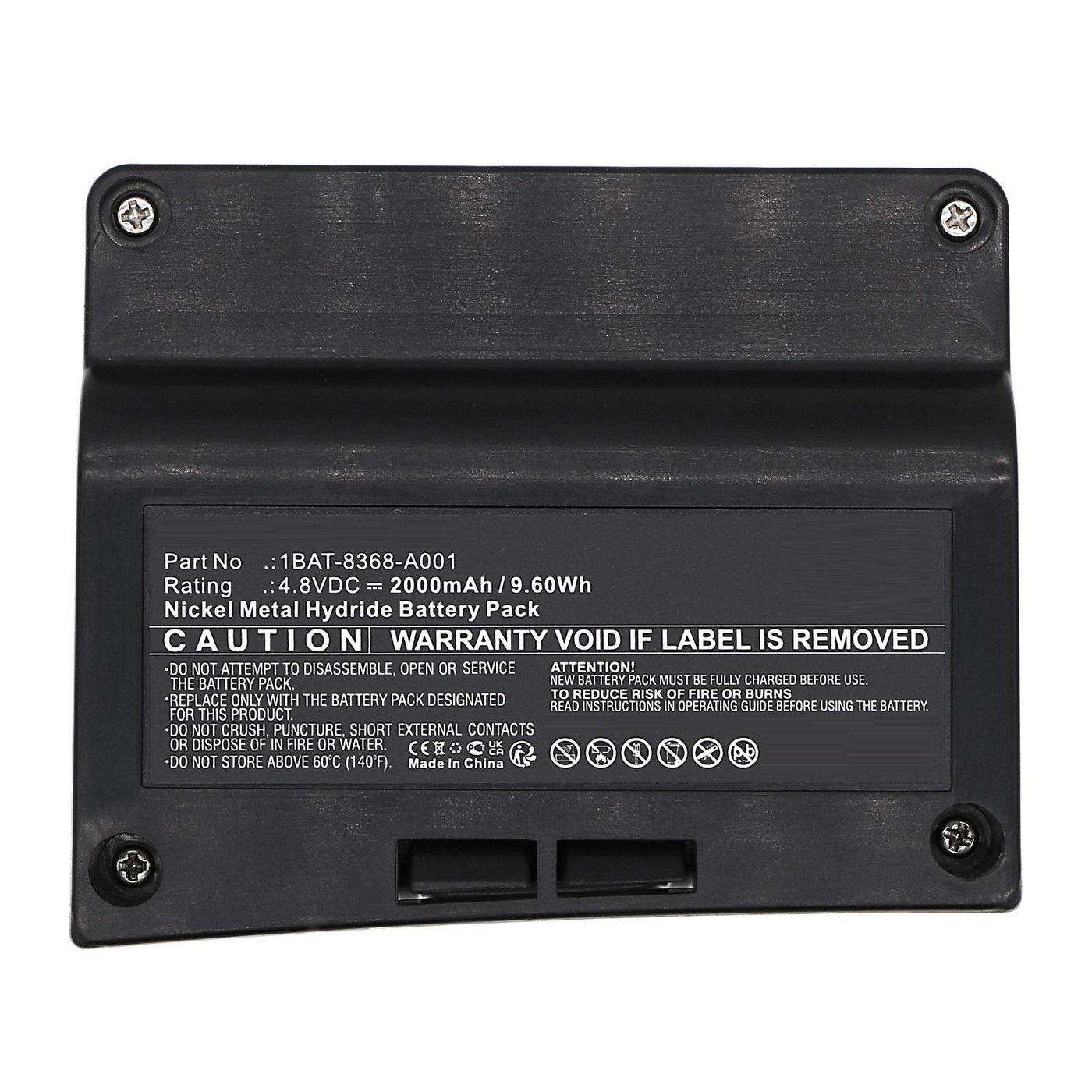 Battery 4.8V 2000mAh 9.60Wh 