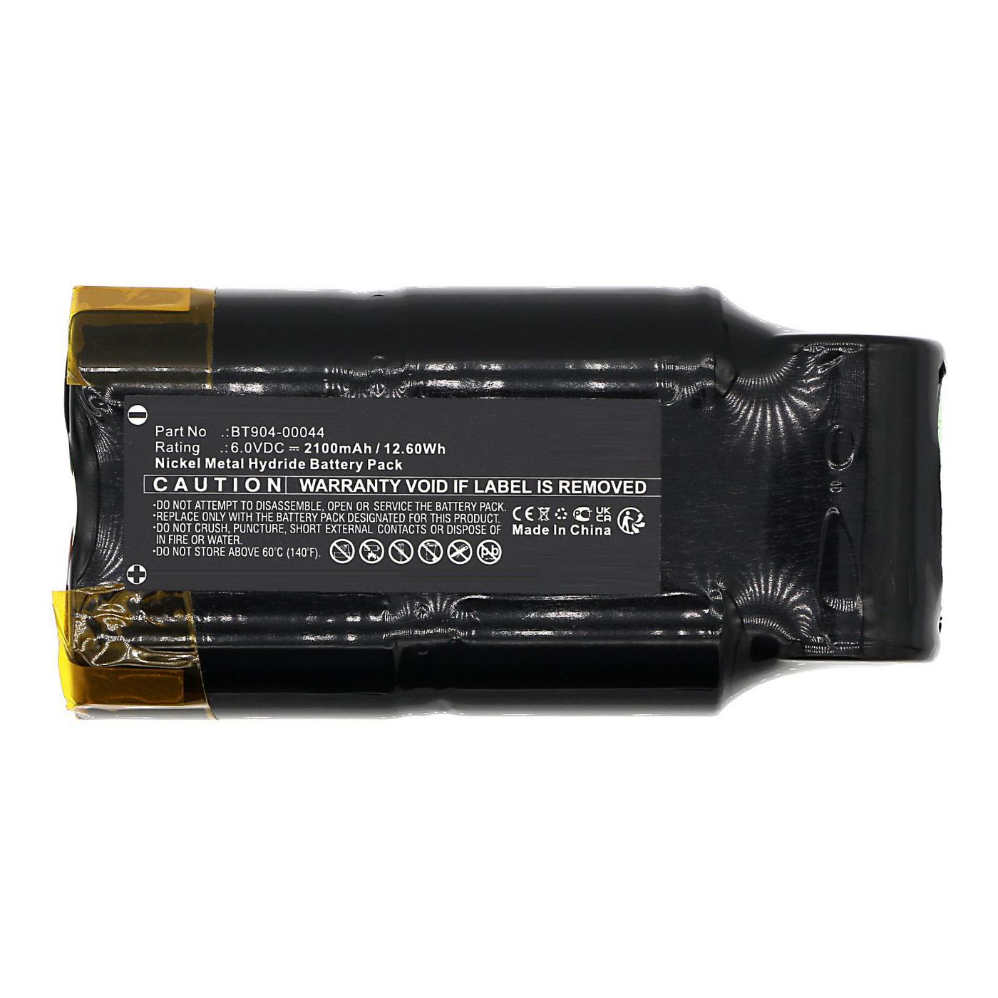 Battery 6.0V 2100mAh 12.60Wh 