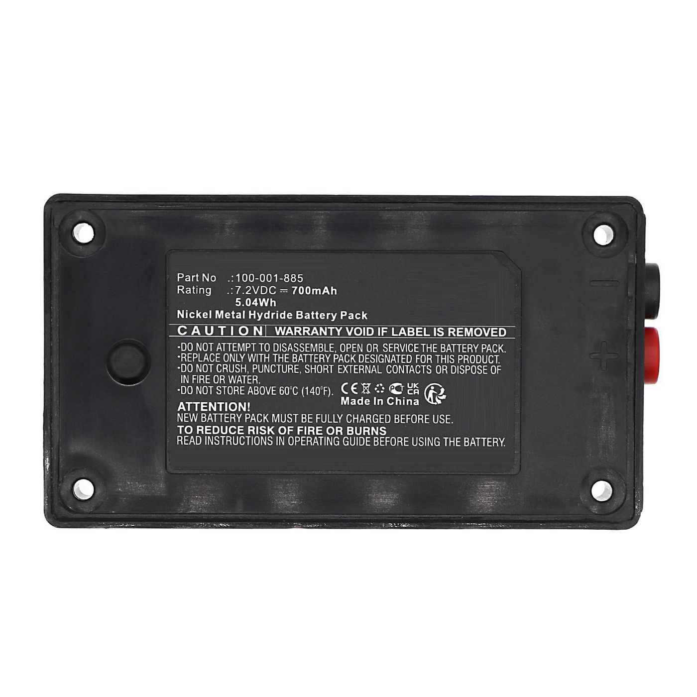 Battery 7.2V 700mAh 5.04Wh 