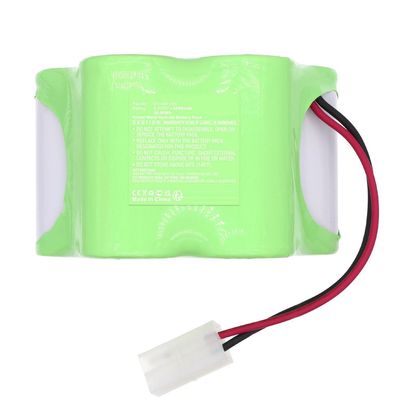 Battery 6.0V 5000mAh 30.00Wh 
