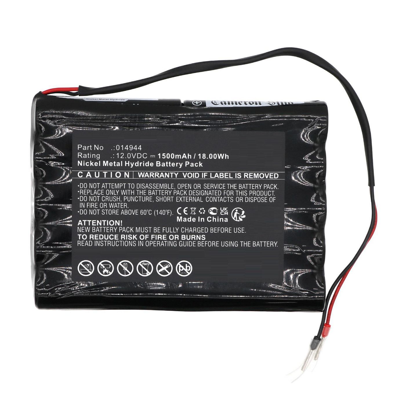 Battery 12.0V 1500mAh 18.00Wh 