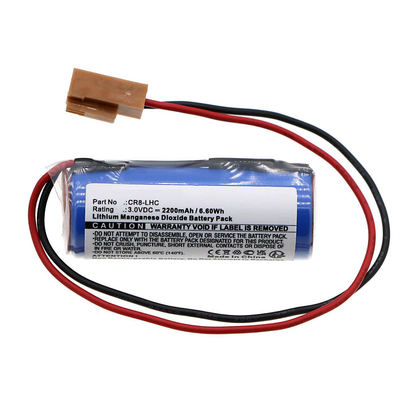 Battery 3.0V 2200mAh 6.60Wh 