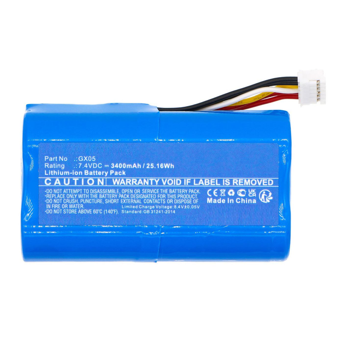Battery 7.4V 3400mAh 25.16Wh 