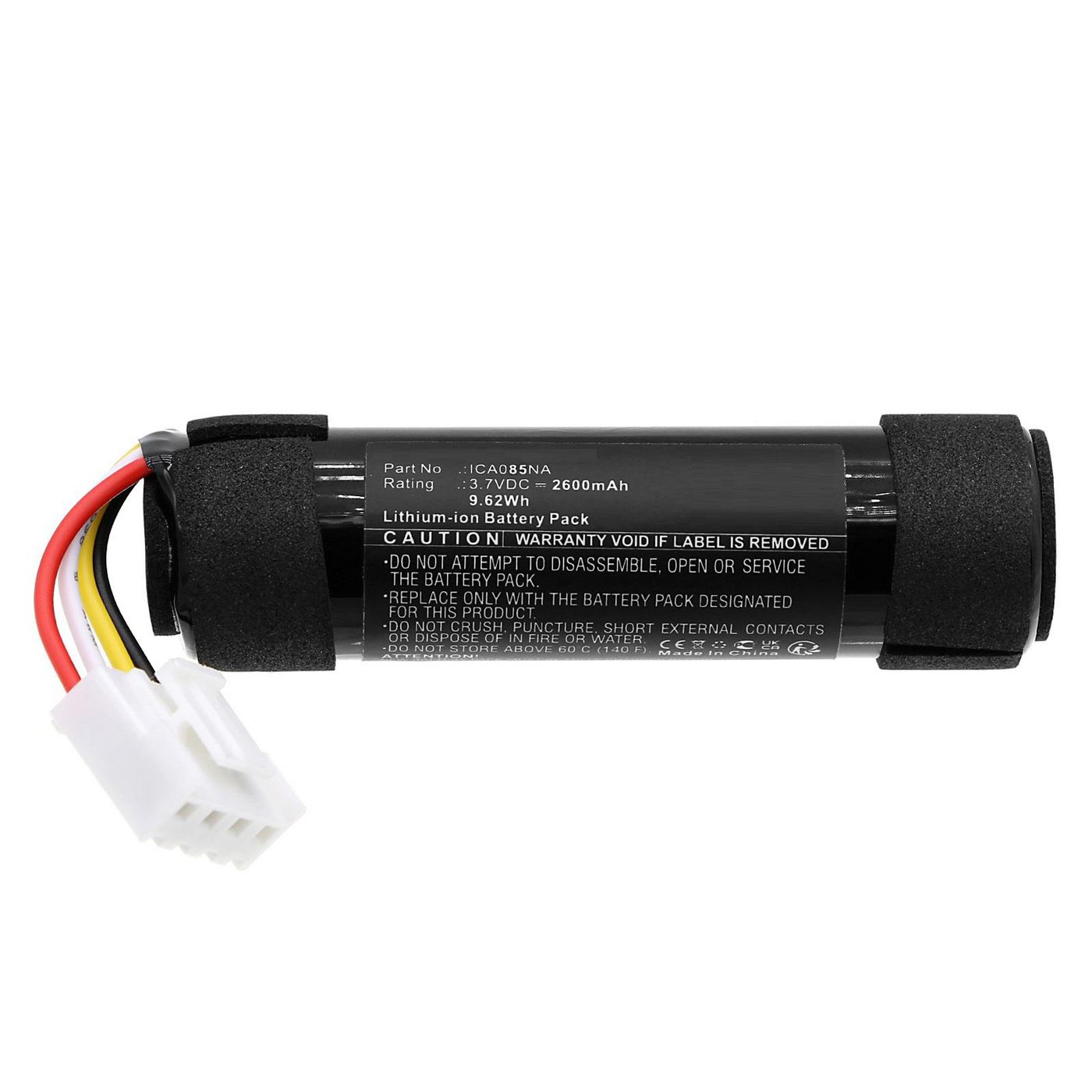 Battery 3.7V 2600mAh 9.62Wh 