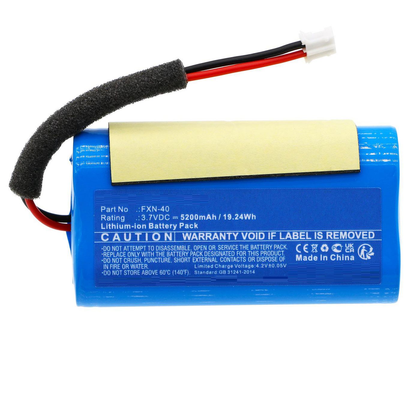 Battery 3.7V 5200mAh 19.24Wh 