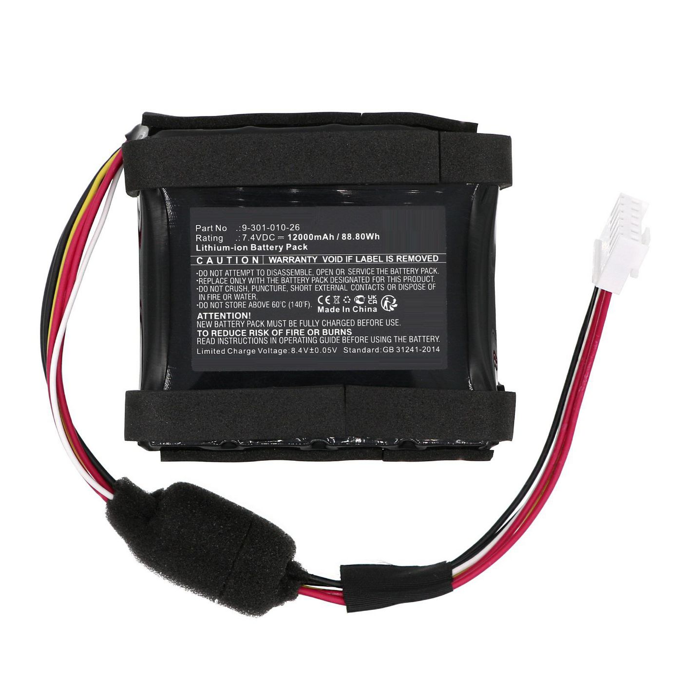Battery 7.4V 12000mAh 88.80Wh