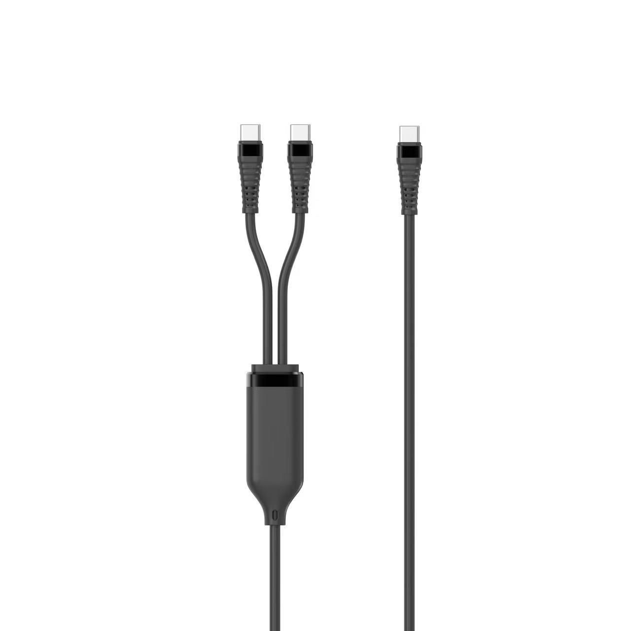 Разветвитель USB-C на 2× USB-C PD100 Вт