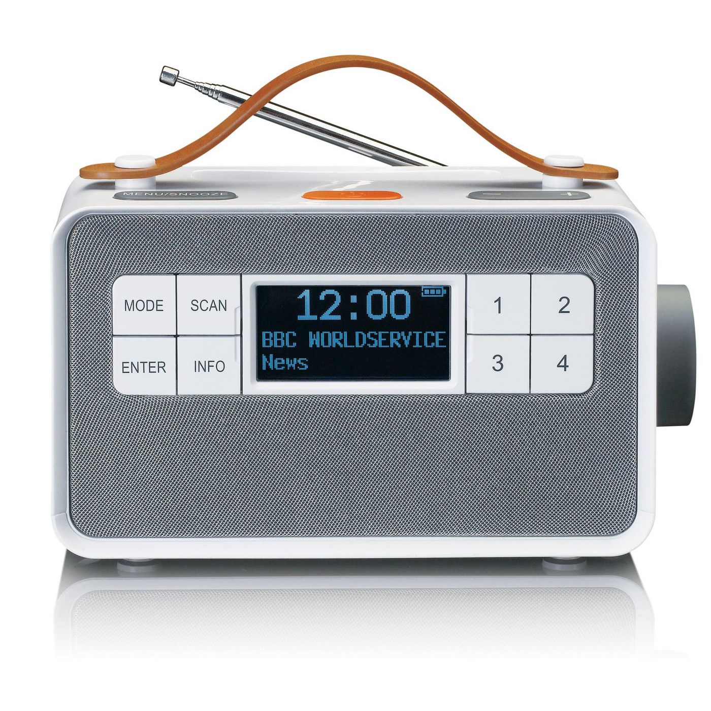 Radio Portable Digital White