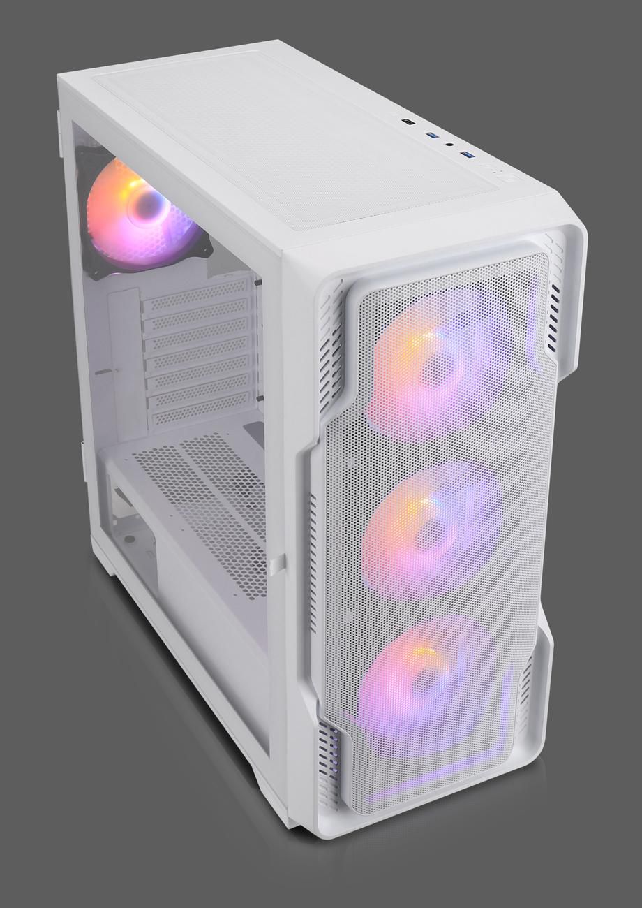 Computer Case Midi Tower White