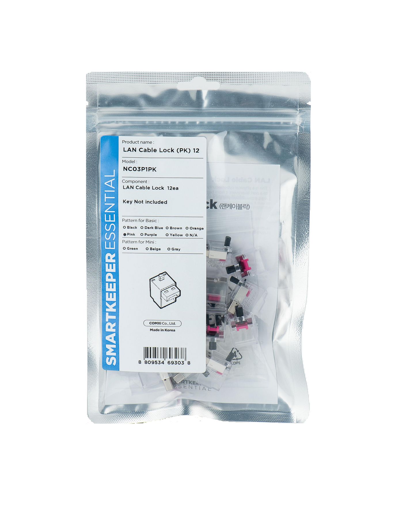 Port Blocker Rj-45 Pink 1 