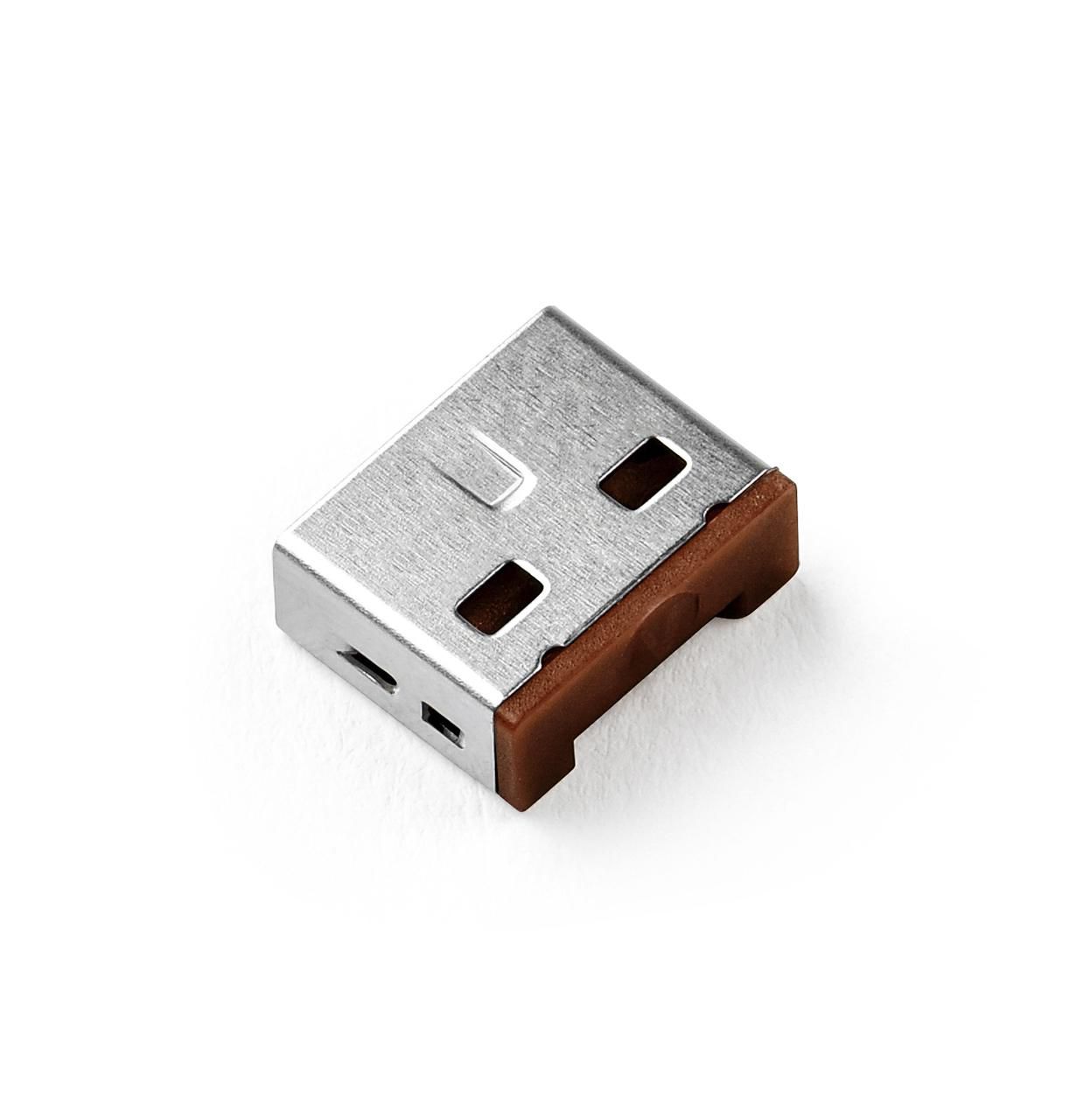Port Blocker Usb Type-A Brown 