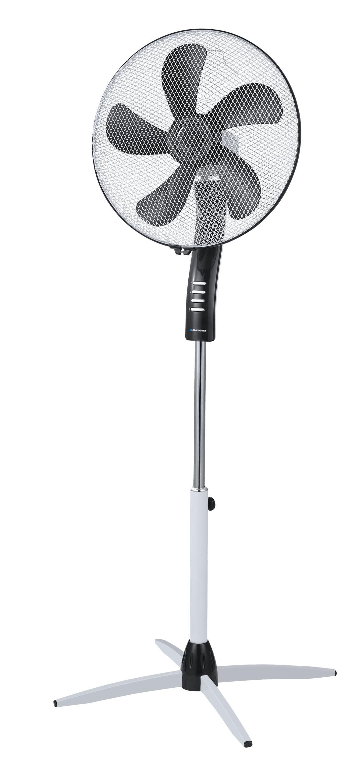 Household Fan Black, White