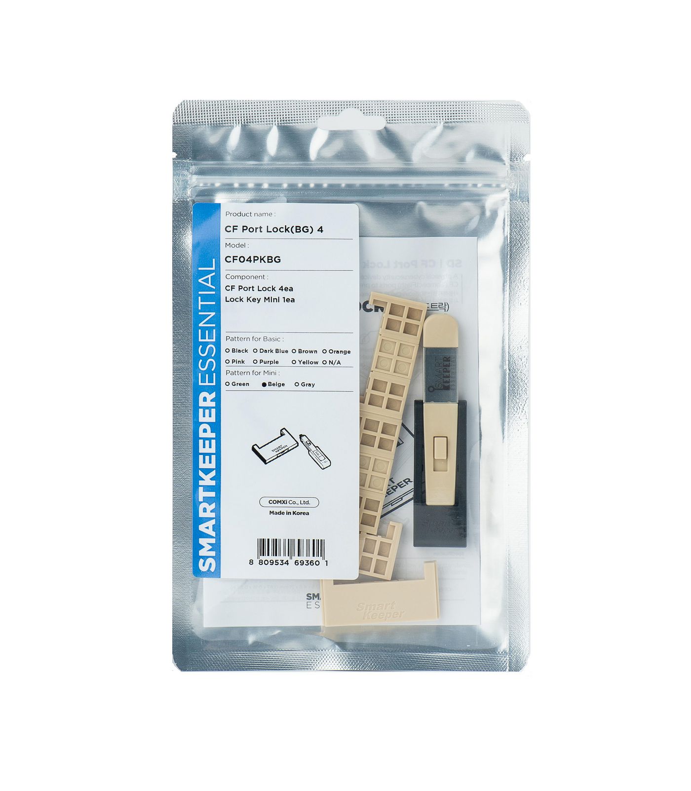 Cf04Pkgy Port Blocker + Key 