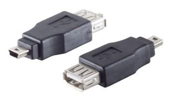 USB A - Mini USB B 5P 0.2m F-M