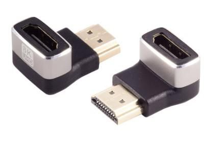 HDMI 8k 90° угловой вниз F-M