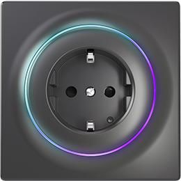 Socket-Outlet Type F Black