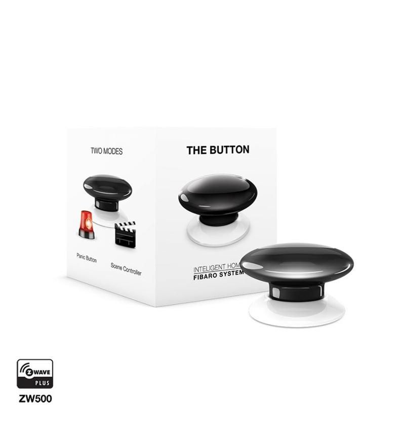 The Button Black Panic Button