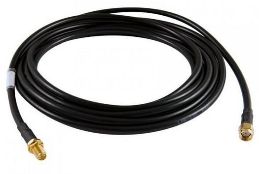 Coaxial Cable 5 M R-Sma Black