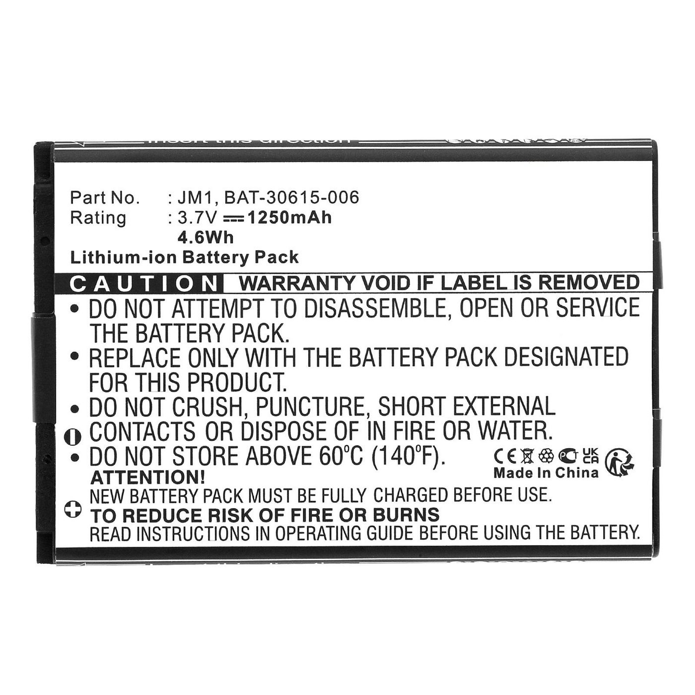 Battery 4.60Wh Li-ion 3.7V