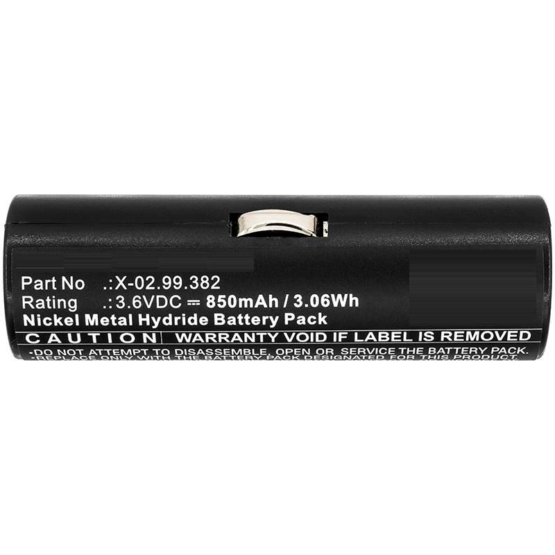 Battery 3.06Wh Ni-Mh 3.6V