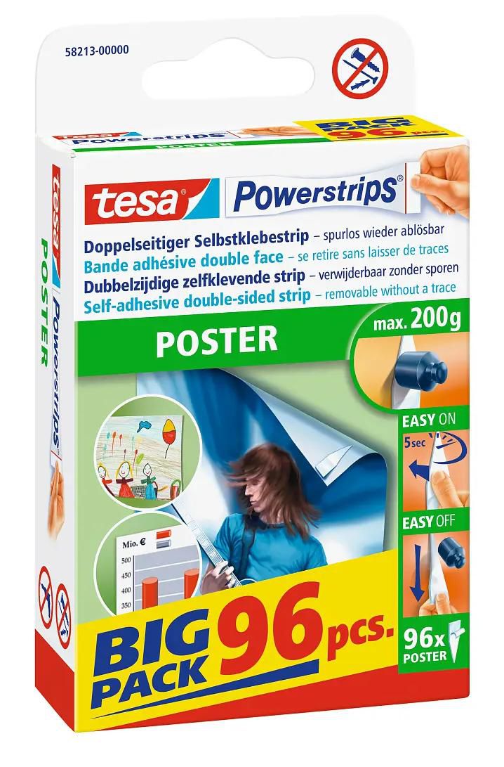 Powerstrips Poster Белый 96 шт.