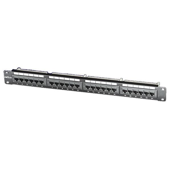 19" Patchpanel, Cat.5e/Class 