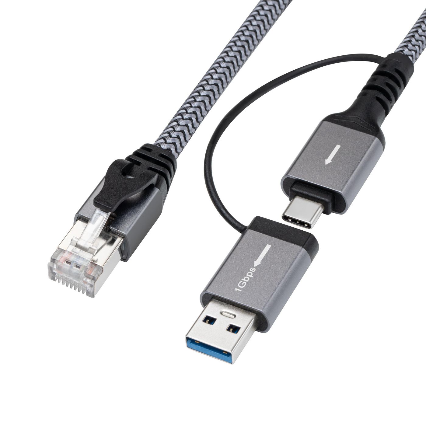 Адаптер CAT6 FTP до USB A-C