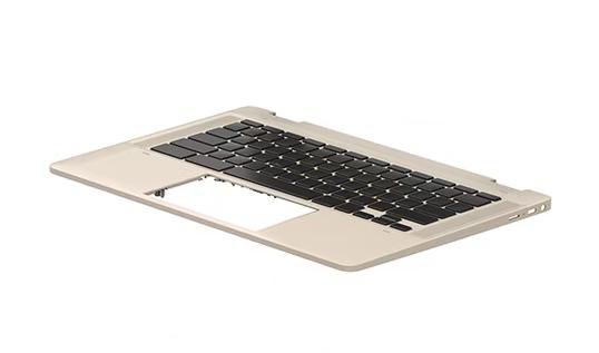 Laptop top cover with backlit 