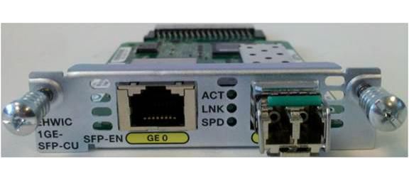 1-port GE WAN NIM, dual-mode 