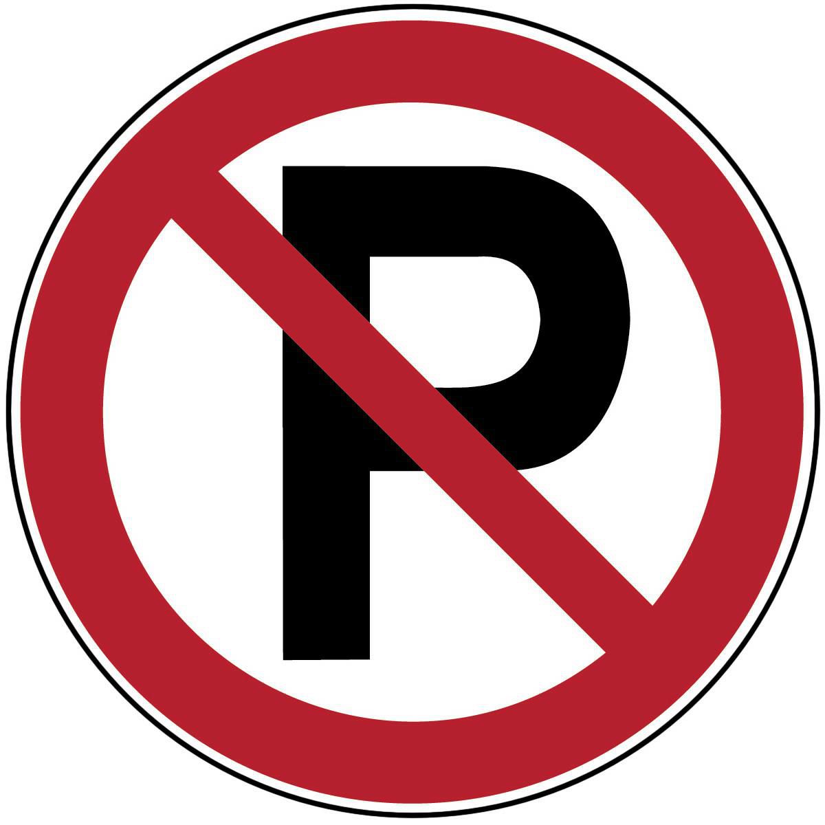 Floor Safety Sign - No parking