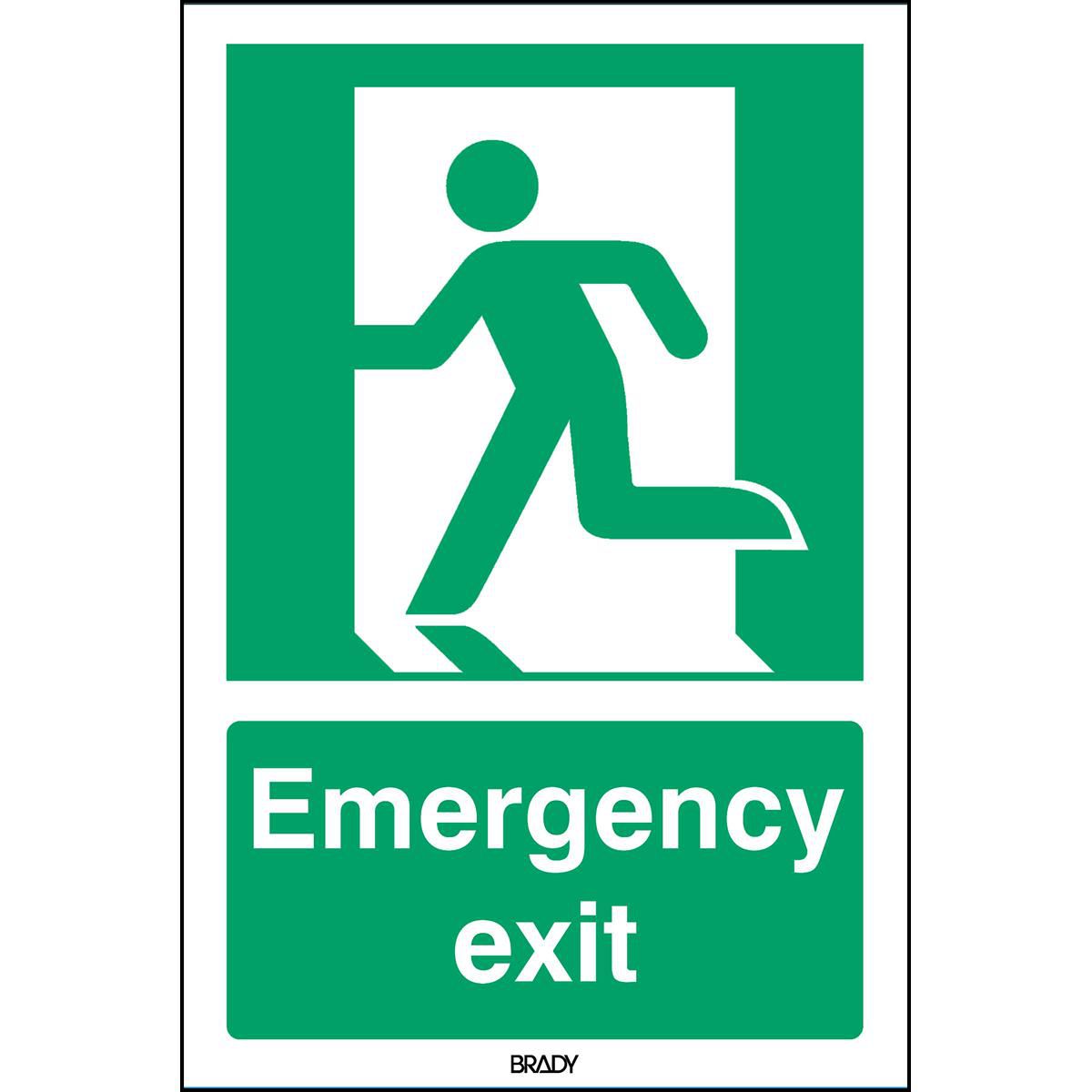 ISO Safety Sign - Emergency